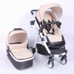 Beige - Детская коляска XO KID Drive 2 в 1